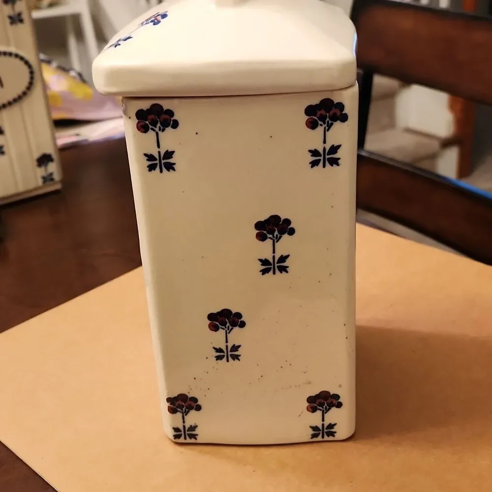 Schweiz Vintage German-Made Tall Coffee Canister